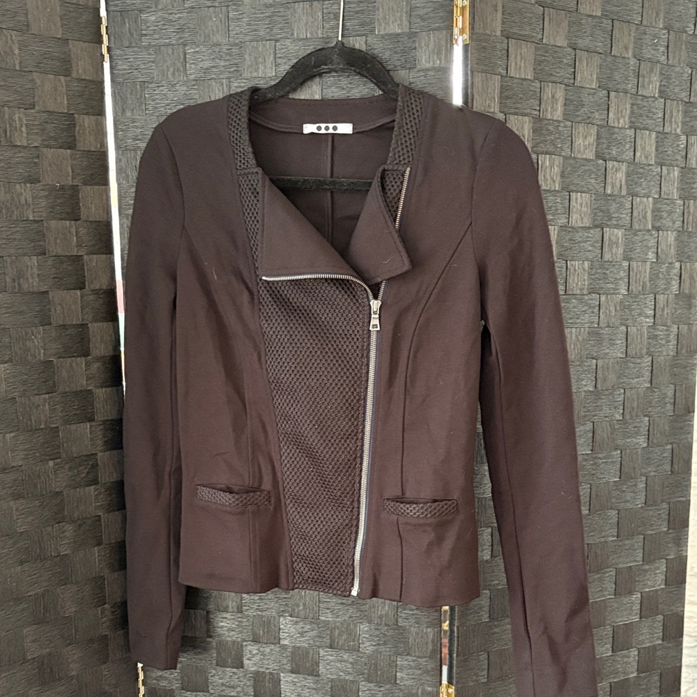 Three Dots Dark Brown Women's Blazer